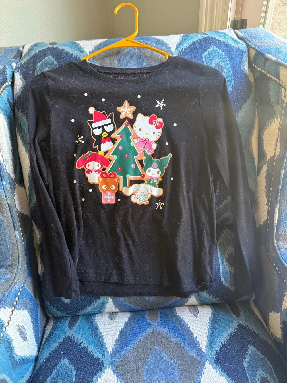 The Children's Place Black Holiday Hello Kitty & Friends Graphic Tee